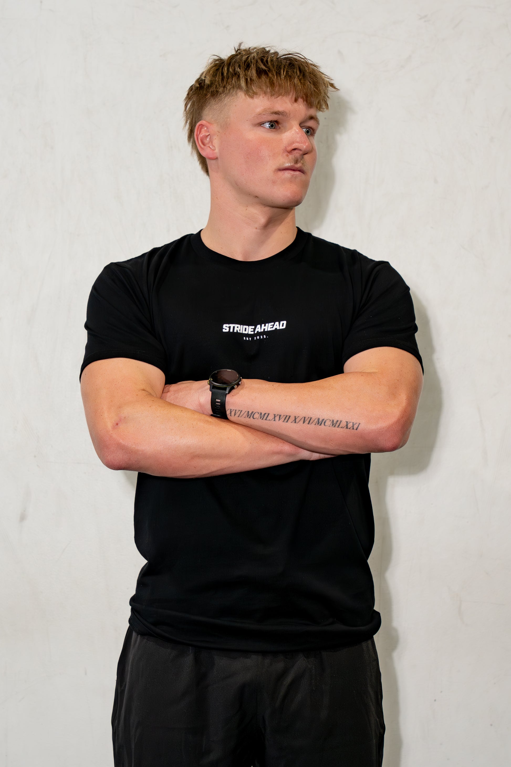 Active Staple Tee "Running CO" Black
